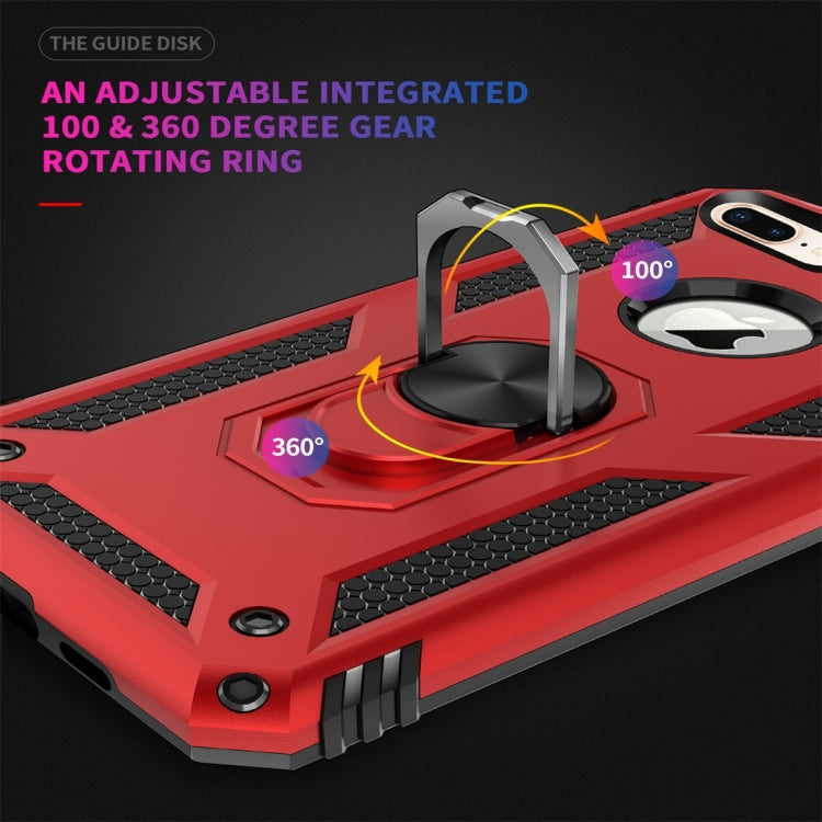 Sergeant Armor Shockproof TPU + PC Protective Case for iPhone 7 / 8 Plus, with 360 Degree Rotation Holder