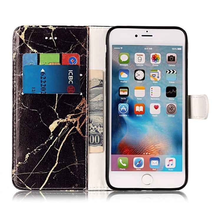 For iPhone 8 Plus & 7 Plus Horizontal Flip Leather Case with Holder & Card Slots & Wallet