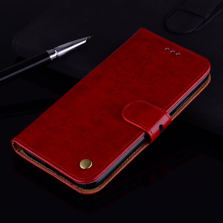 For iPhone 8 Plus & 7 Plus Business Style Oil Wax Texture Horizontal Flip Leather Case with Holder & Card Slots & Wallet, For iPhone 8P & 7P
