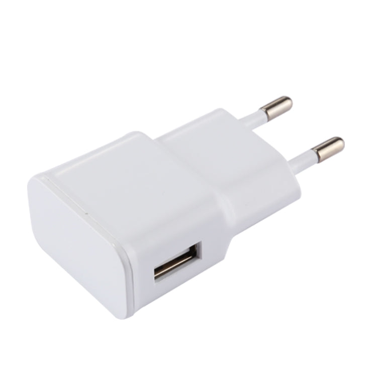 For iPhone 5V 2.1A Intellgent Identification USB Charger with 1m USB to 8 Pin Charging Cable, EU Plug