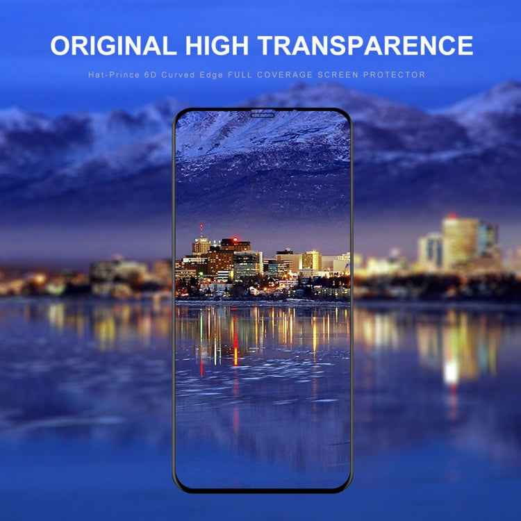 For iPhone XR ENKAY Hat-Prince 0.26mm 9H 6D Curved Full Screen Tempered Glass Film