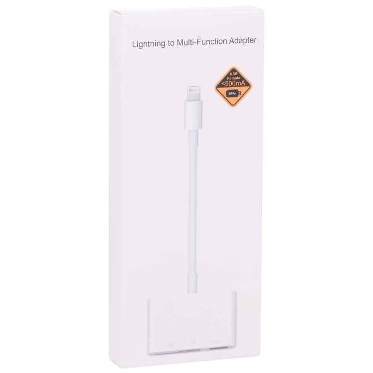 NK-1081 8 Pin to SD + TF + USB Port Camera Reader Adapter