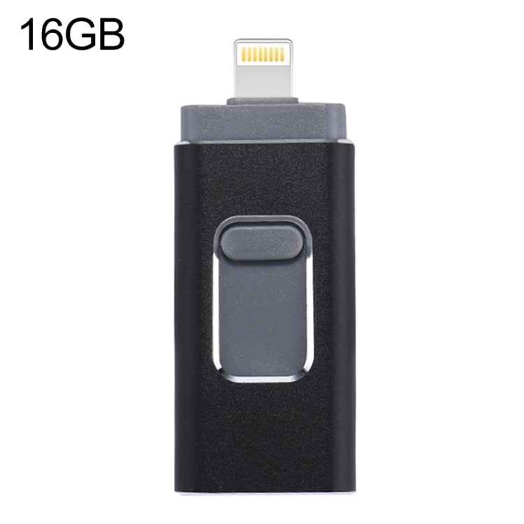 easyflash RQW-01B 3 in 1 USB 2.0 & 8 Pin & Micro USB 16GB Flash Drive