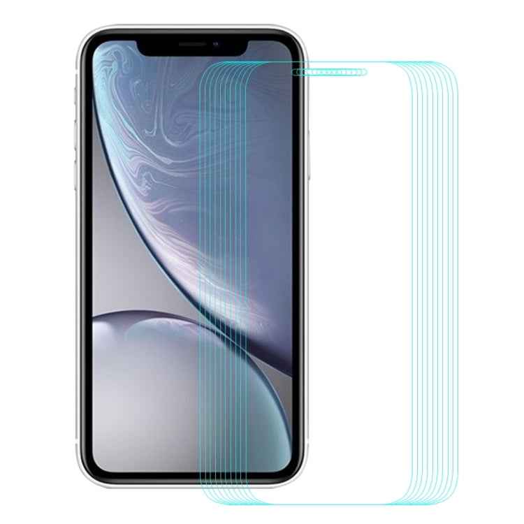 For iPhone XR 10pcs ENKAY Hat-Prince 0.26mm 9H 2.5D Tempered Glass Film
