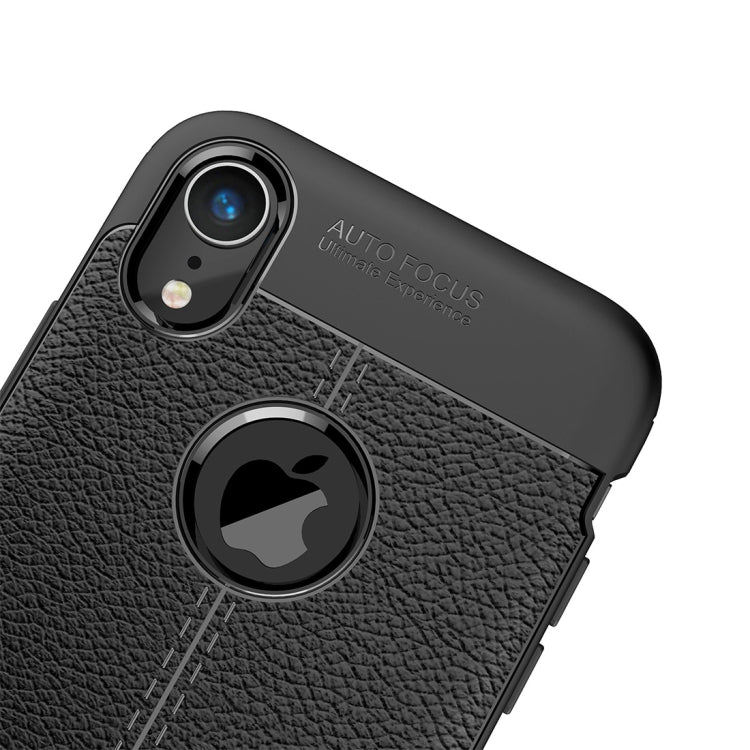 For iPhone X / XS Litchi Texture TPU Case, For XS