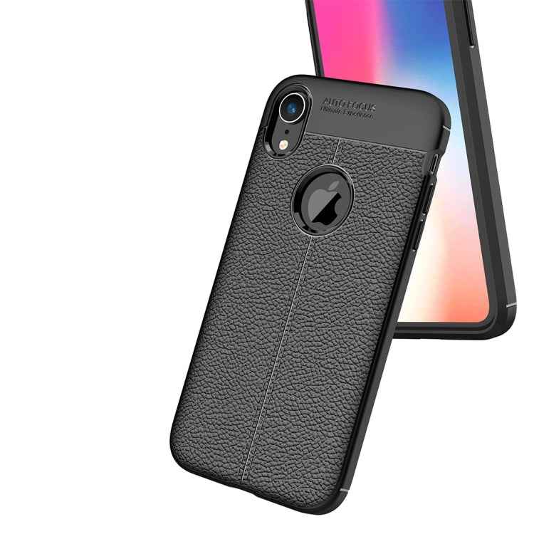 For iPhone X / XS Litchi Texture TPU Case