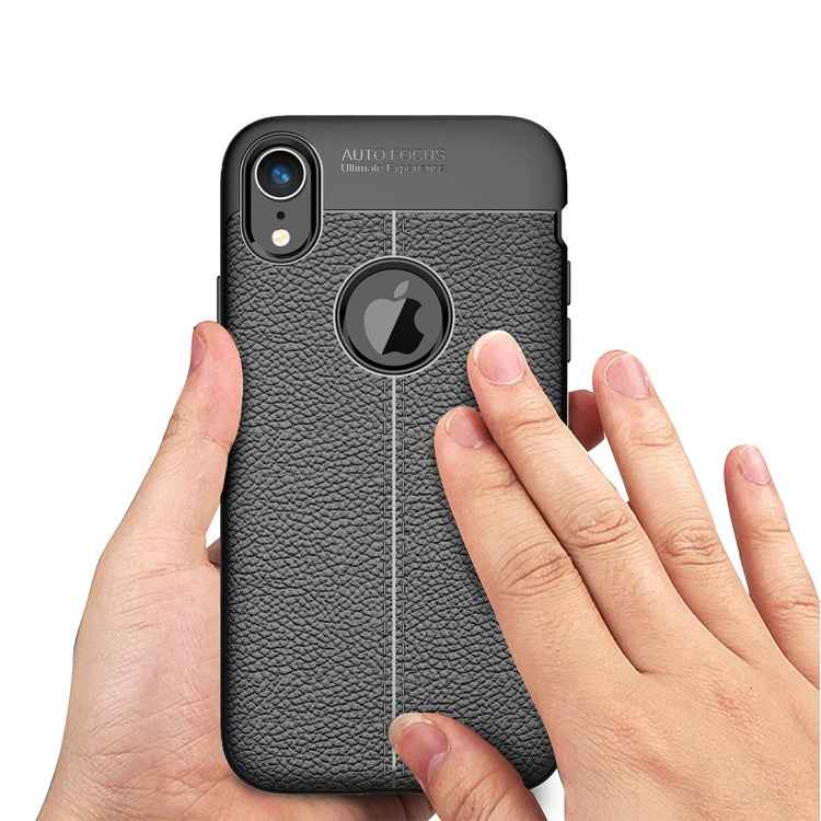 For iPhone X / XS Litchi Texture TPU Case