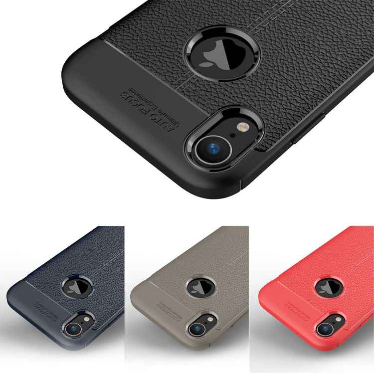 For iPhone X / XS Litchi Texture TPU Case