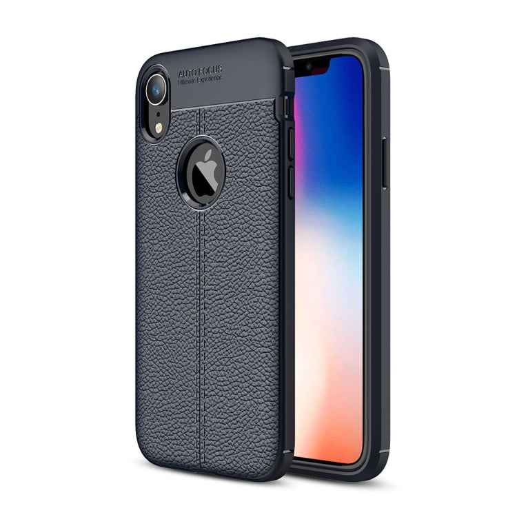 For iPhone X / XS Litchi Texture TPU Case