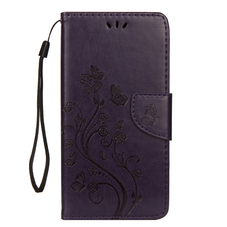 For iPhone XS Max Embossed Butterfly Pattern Horizontal Flip Leather Case with Card Slot & Holder & Wallet & Lanyard, For XS Max
