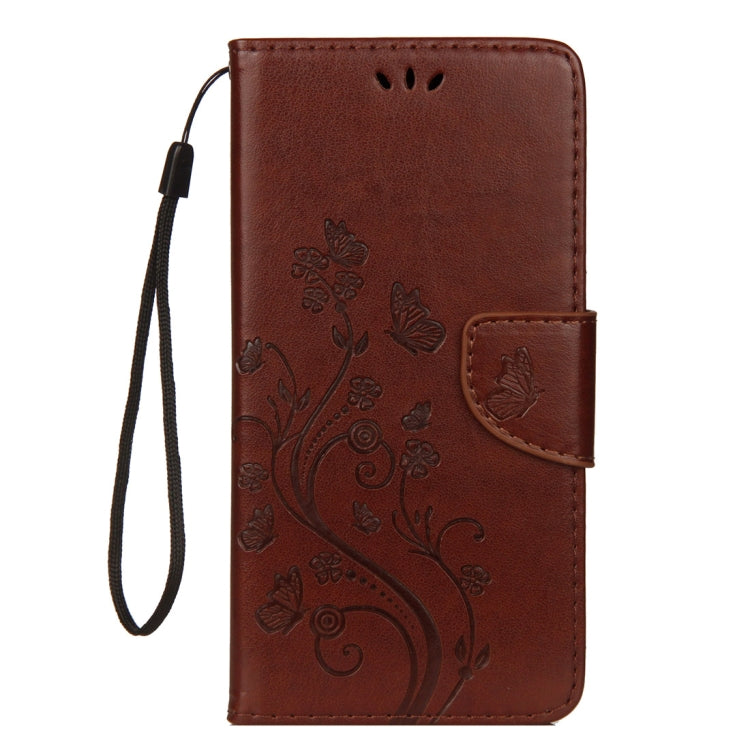 For iPhone XS Max Embossed Butterfly Pattern Horizontal Flip Leather Case with Card Slot & Holder & Wallet & Lanyard
