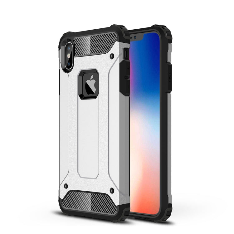 For iPhone XS Max TPU + PC Armor Combination Back Cover Case