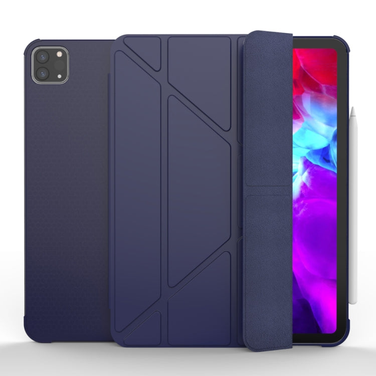 Multi-folding TPU Leather Tablet Case for iPad Pro 11 2022 / 2021 / 2020 / 2018