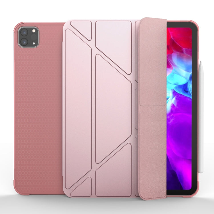 Multi-folding TPU Leather Tablet Case for iPad Pro 11 2022 / 2021 / 2020 / 2018, For iPad Pro 11 2022 / 2021 / 2020 / 2018, For iPad Pro 11 2022 / 2021 / 2020 / 2022, For iPad Pro 11 2022 / 2021 / 2020 / 2020, For iPad Pro 11 2022 / 2021 / 2020 / 2019