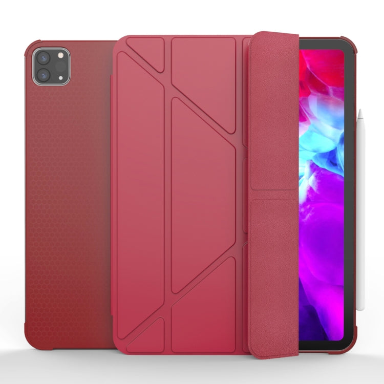 Multi-folding TPU Leather Tablet Case for iPad Pro 11 2022 / 2021 / 2020 / 2018, For iPad Pro 11 2022 / 2021 / 2020 / 2018, For iPad Pro 11 2022 / 2021 / 2020 / 2022, For iPad Pro 11 2022 / 2021 / 2020 / 2020, For iPad Pro 11 2022 / 2021 / 2020 / 2019