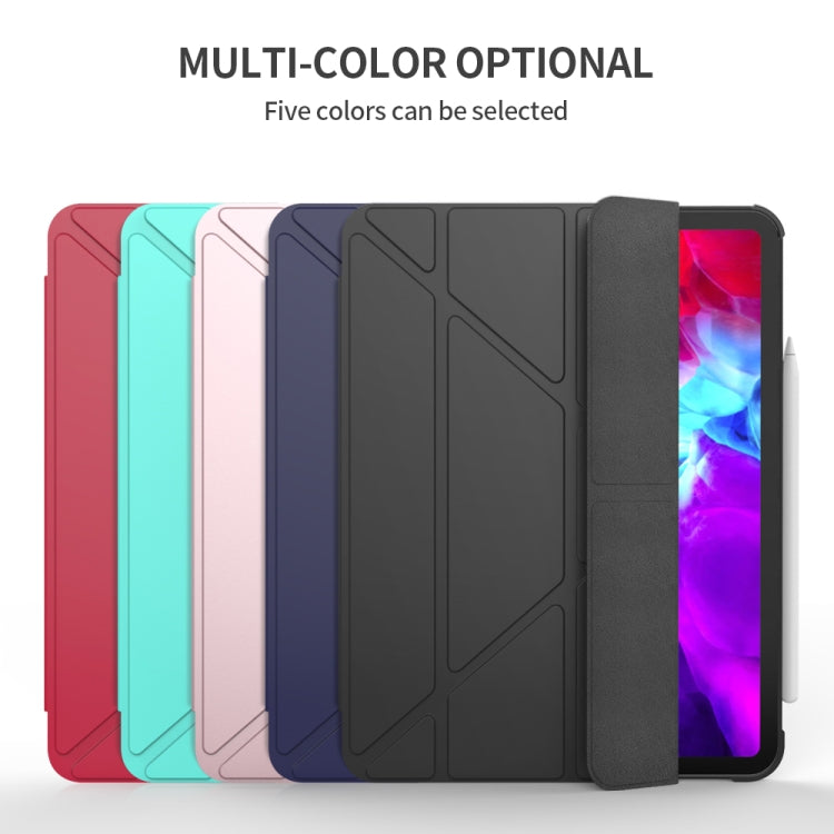 Multi-folding TPU Leather Tablet Case for iPad Pro 11 2022 / 2021 / 2020 / 2018