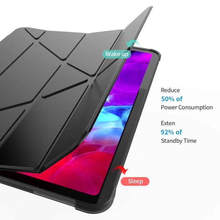 Multi-folding TPU Leather Tablet Case for iPad Pro 11 2022 / 2021 / 2020 / 2018