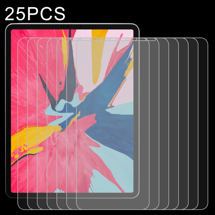25 PCS 0.26mm 9H Surface Hardness 2.5D Explosion-proof Tempered Glass Film for iPad Pro 11 2018/2020/2021/2022 / iPad Air 4&5 10.9