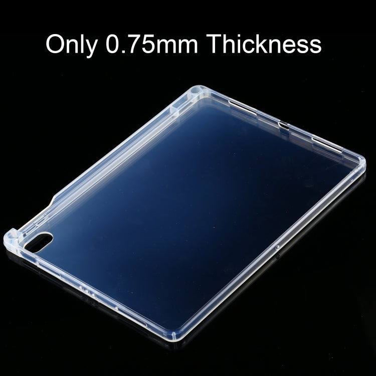 0.75mm Transparent TPU Protective Case with Pen Slot For iPad Air 2022 / 2020 10.9 / iPad Pro 11 2018