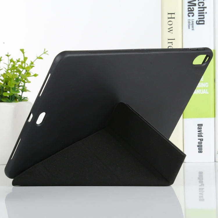 Millet Texture PU+ Silicone Full Coverage Leather Case with Multi-folding Holder for iPad Air (2020) 10.9 inch, For iPad Air (2020) 10.9 inch