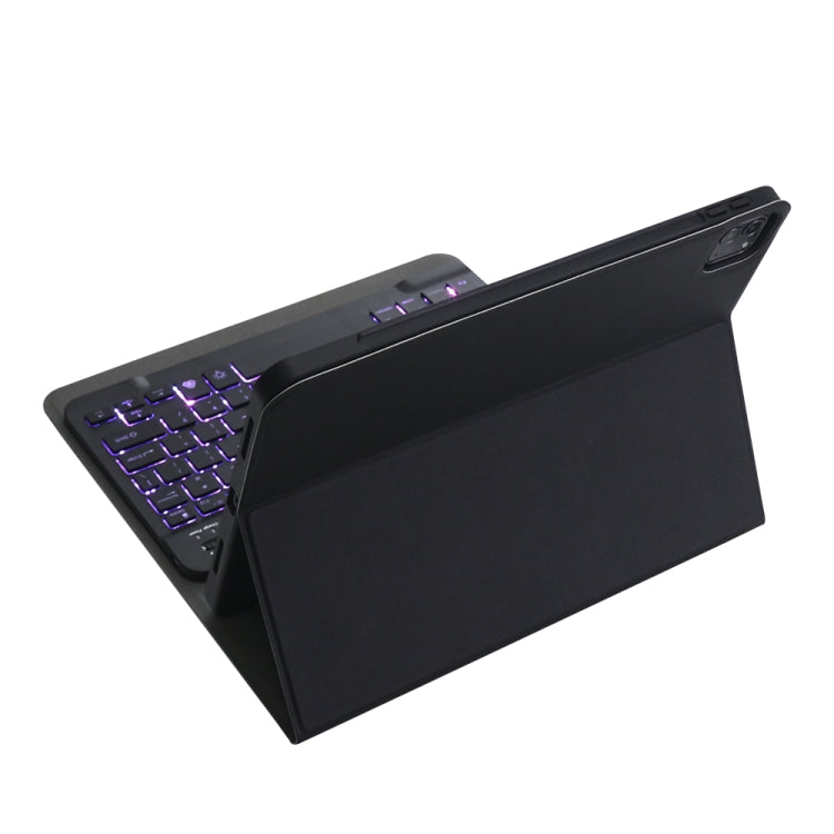 A11BS Ultra-thin ABS Detachable Bluetooth Keyboard Tablet Case with Backlight & Pen Slot & Holder for iPad Pro 11 2022 / 2021 / Air 5 / Air 4, For iPad Pro 11 2022 / 2021 / Air 5 / Air 4