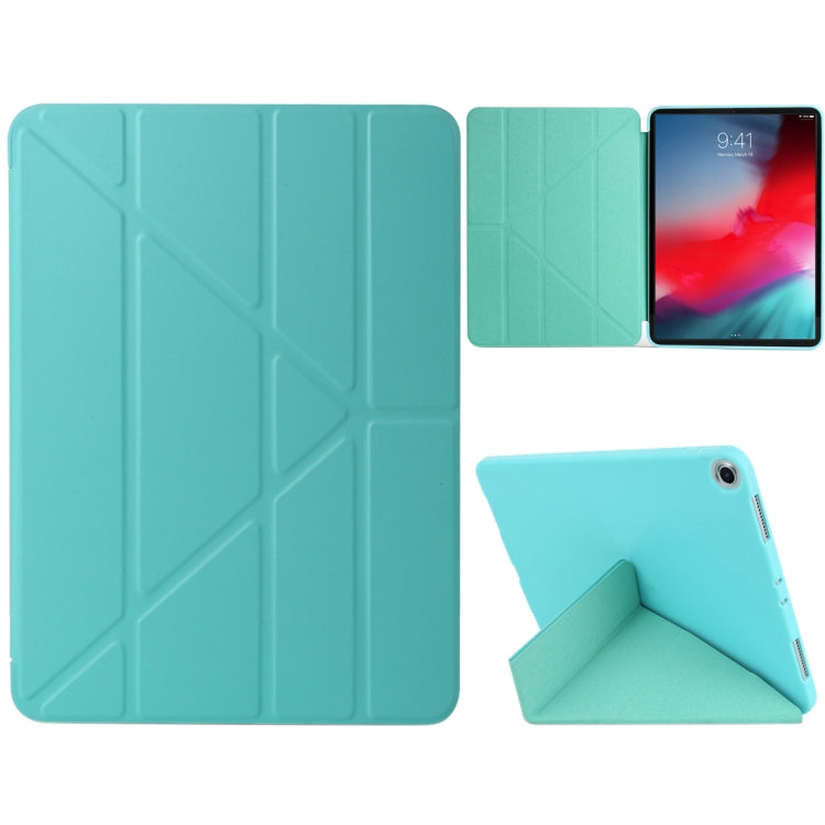Millet Texture PU+ Silica Gel Full Coverage Leather Case for iPad Air (2019) / iPad Pro 10.5 inch, with Multi-folding Holder