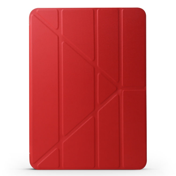 Millet Texture PU+ Silica Gel Full Coverage Leather Case for iPad Air (2019) / iPad Pro 10.5 inch, with Multi-folding Holder