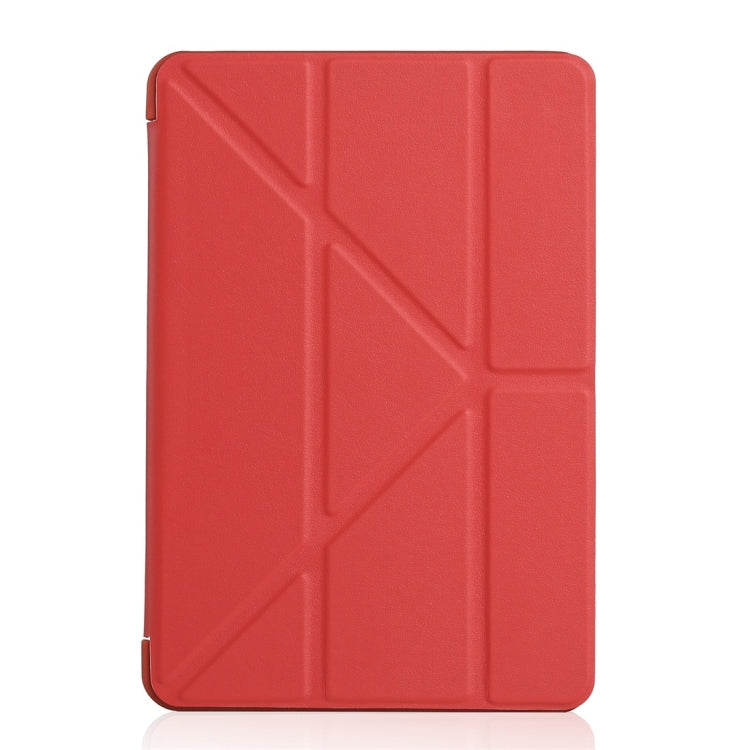 Étui en cuir Millet texturé PU + gel de silice à couverture intégrale pour iPad Mini 4/5, avec support multi-plis