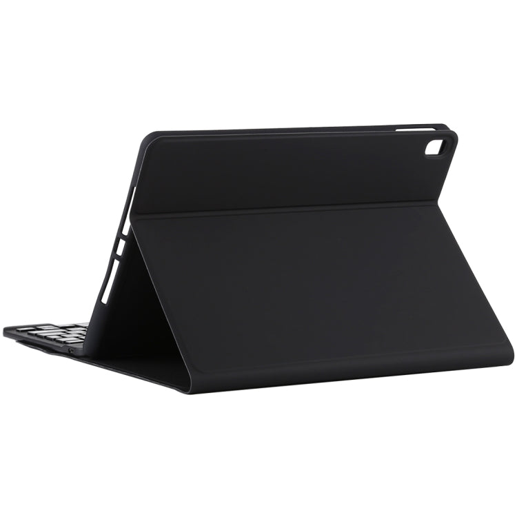 TG11B Detachable Bluetooth Black Keyboard + Microfiber Leather Tablet Case for iPad Pro 11 inch (2020), with Pen Slot & Holder, Black Keyboard