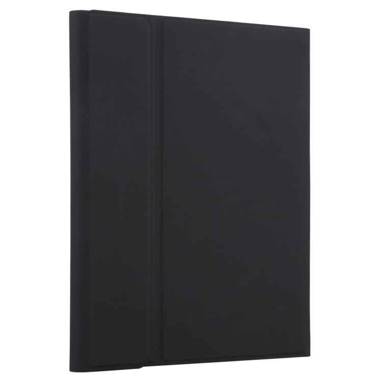 TG-102BCS Detachable Bluetooth White Keyboard + Microfiber Leather Tablet Case for iPad 10.2 inch / iPad Air (2019), with Touch Pad & Backlight & Pen Slot & Holder