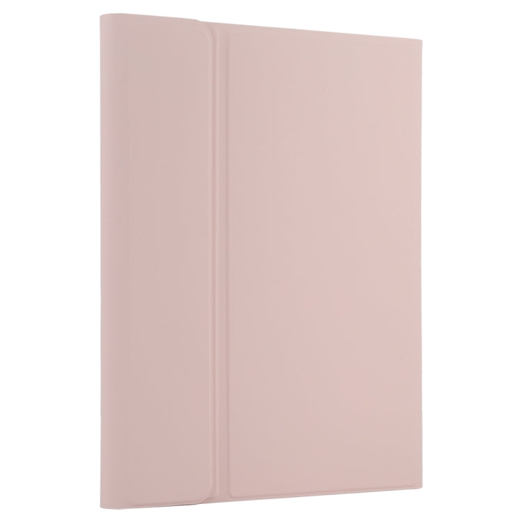 TG109BC Detachable Bluetooth Black Keyboard + Microfiber Leather Tablet Case for iPad Air 2020, with Touch Pad & Pen Slot & Holder