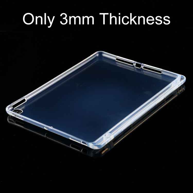 For iPad 10.2 / iPad Pro 10.5 (2017) 3mm Shockproof Transparent Protective Case with Pen Slot