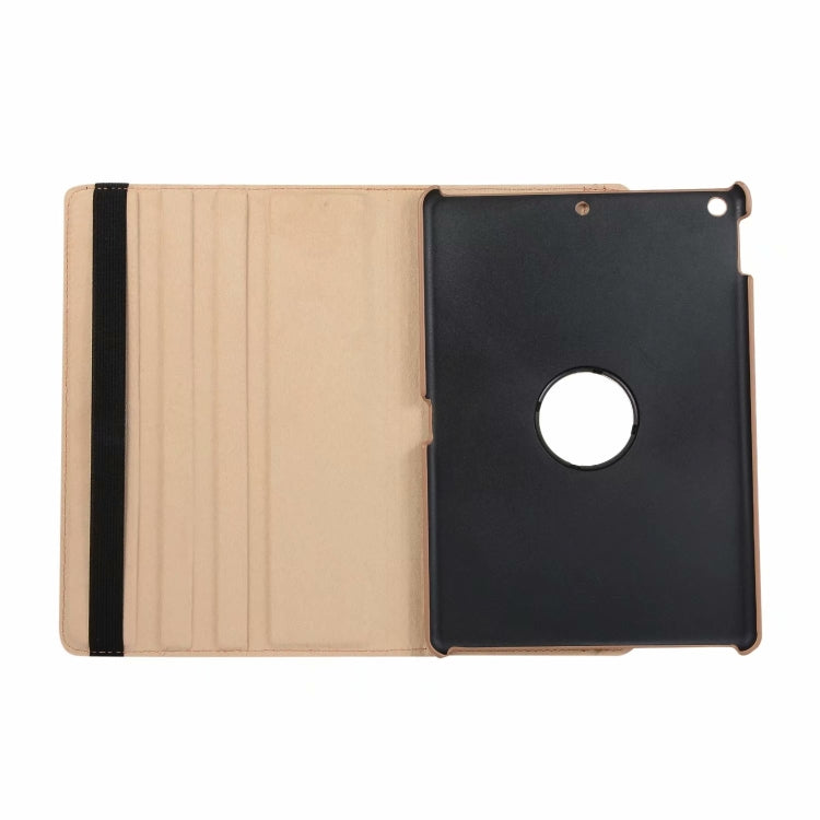 For iPad 10.2 / iPad Air 2019 10.5 / iPad 10.2 2020 Litchi Texture Horizontal Flip 360 Degrees Rotation Leather Case