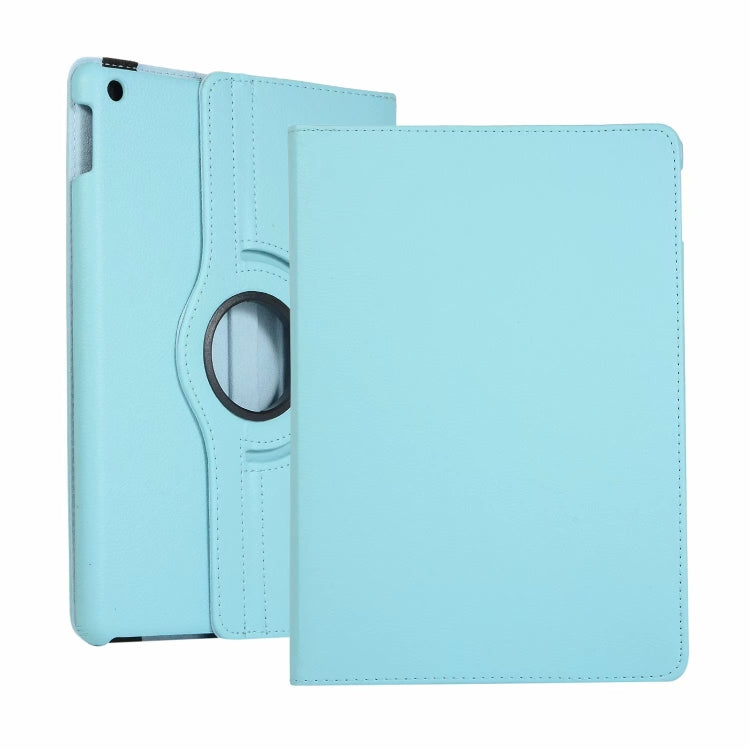 For iPad 10.2 / iPad Air 2019 10.5 / iPad 10.2 2020 Litchi Texture Horizontal Flip 360 Degrees Rotation Leather Case