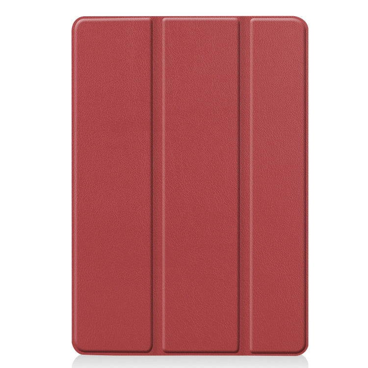 For iPad 10.2 Custer Texture Horizontal Flip Smart PU Leather Case with Sleep / Wake-up Function & Three-folding Holder