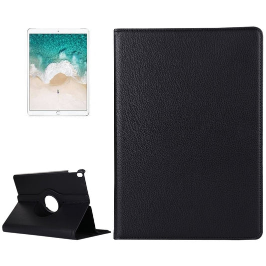 Funda protectora de cuero con textura de lichi, rotación de 360 grados, multifunción, con tapa horizontal y soporte para iPad Pro de 10,5 pulgadas / iPad Air (2019)