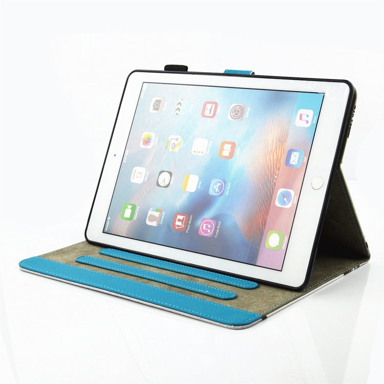 Funda protectora de cuero con tapa horizontal para iPad Pro de 10,5 pulgadas, con soporte, ranuras para tarjetas y función de suspensión. Para iPad Pro de 10,5 pulgadas.