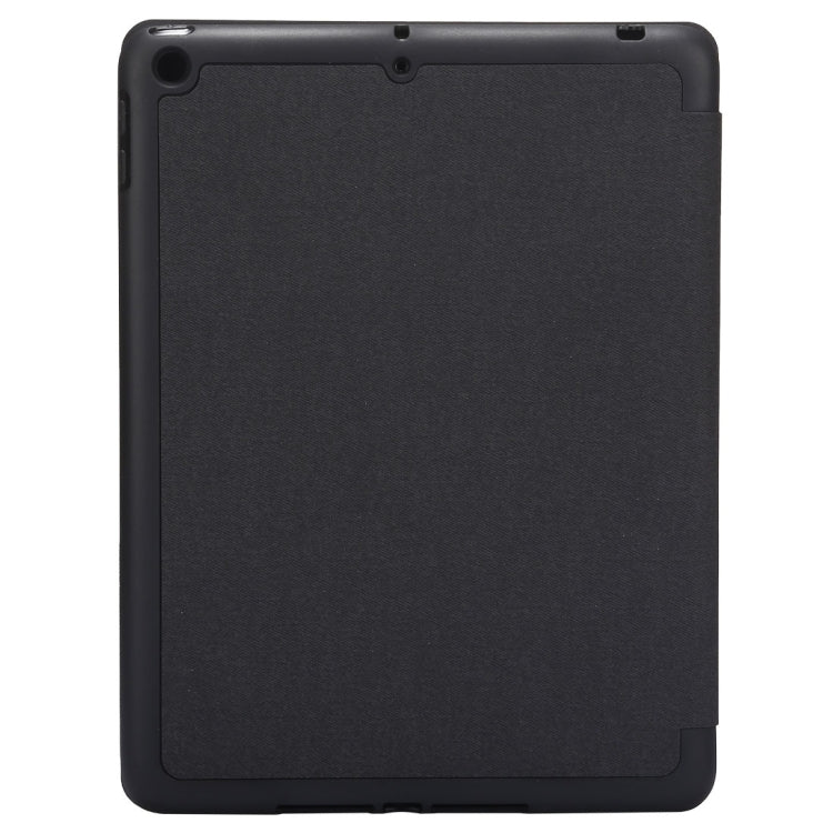 Cloth Texture Pattern Horizontal Flip Leather Case for iPad Pro 10.5 inch ,with Three-folding Holder & Pen Slots
