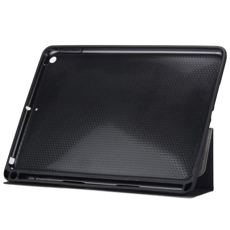 Cloth Texture Pattern Horizontal Flip Leather Case for iPad Pro 10.5 inch ,with Three-folding Holder & Pen Slots , For iPad Pro 10.5, For iPad Pro 10.5