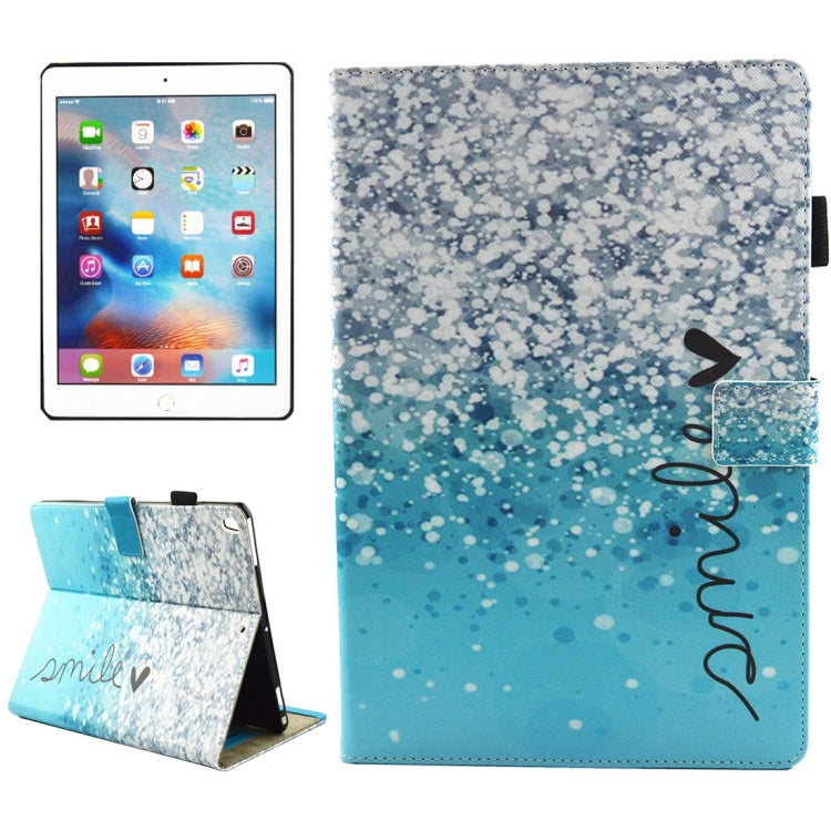 Funda protectora de cuero con tapa horizontal y diseño de gotas de lluvia para iPad Pro de 10,5 pulgadas, con soporte, ranuras para tarjetas, billetera, ranura para bolígrafo y función de suspensión/activación. Para iPad Pro de 10,5 pulgadas.