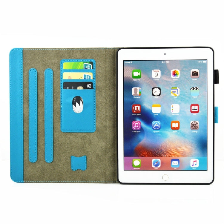 Funda protectora de cuero con tapa horizontal y diseño de gotas de lluvia para iPad Pro de 10,5 pulgadas, con soporte, ranuras para tarjetas, billetera, ranura para bolígrafo y función de suspensión/activación. Para iPad Pro de 10,5 pulgadas.