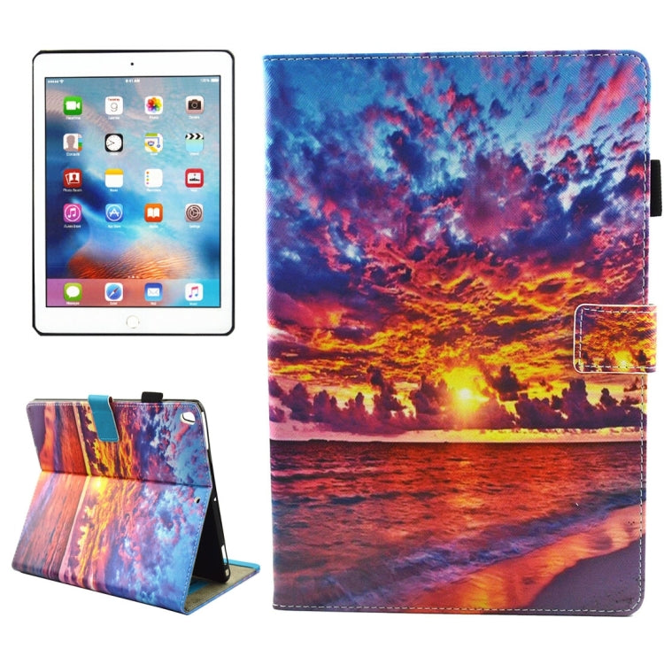 Funda protectora de cuero con tapa horizontal y diseño de gotas de lluvia para iPad Pro de 10,5 pulgadas, con soporte, ranuras para tarjetas, billetera, ranura para bolígrafo y función de suspensión/activación. Para iPad Pro de 10,5 pulgadas.