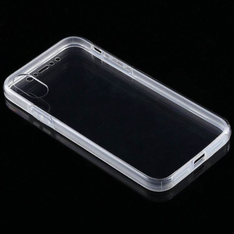 Para iPhone X/XS 0,75 mm Funda de PC + TPU transparente ultrafina de doble cara, para X