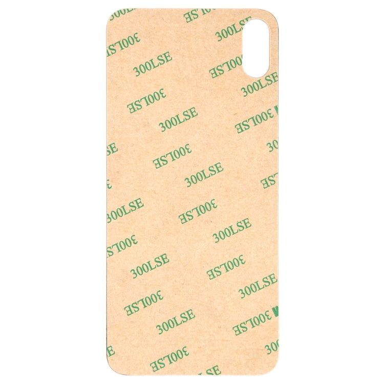 Easy Replacement Big Camera Hole Glass Back Battery Cover with Adhesive for iPhone X, For iPhone X (No Disassemble), For iPhone X (Not Disassemble)