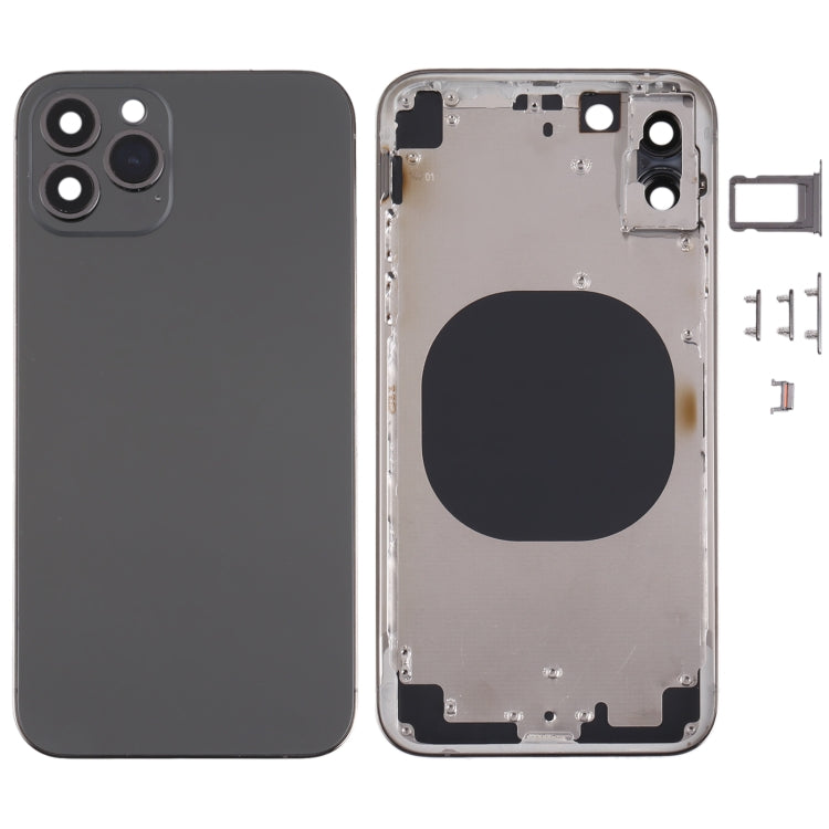 Back Housing Cover with Appearance Imitation of iP13 Pro for iPhone X, for iPhone X(Black), for iPhone X(Gold)