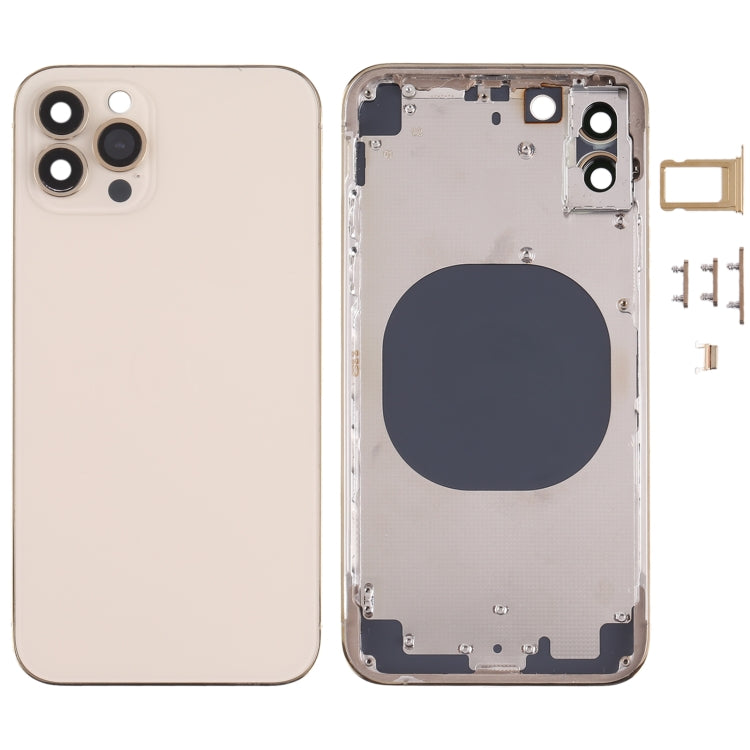 Back Housing Cover with Appearance Imitation of iP13 Pro for iPhone X, for iPhone X(Black), for iPhone X(Gold)
