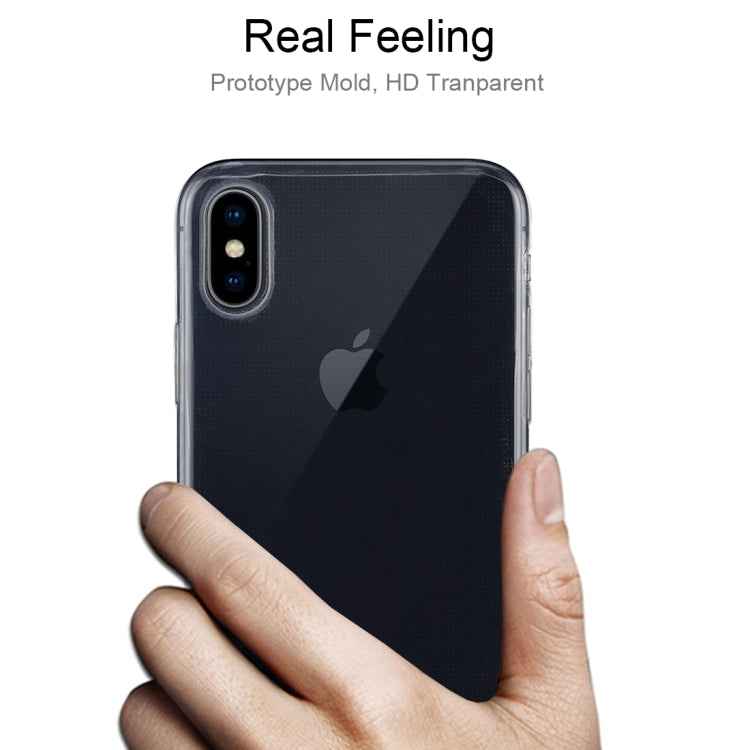 For iPhone X / XS TPU Ultra-thin Transparent Case