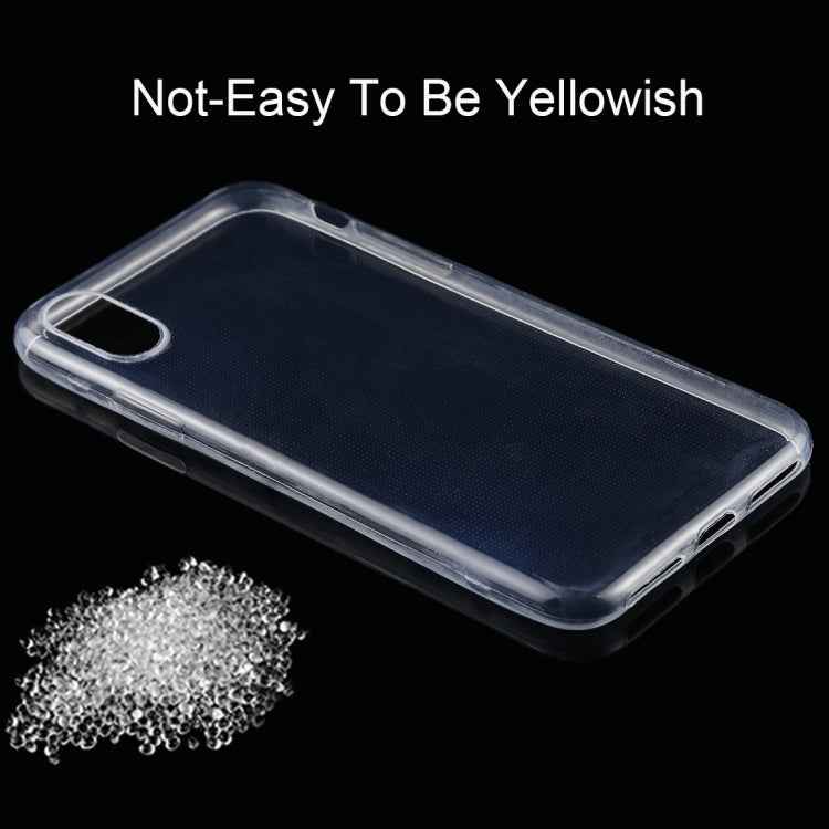 For iPhone X / XS TPU Ultra-thin Transparent Case