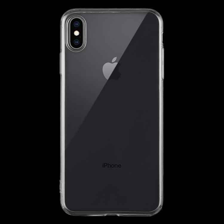 For iPhone XS 50pcs 0.75mm TPU Ultra-thin Transparent Case