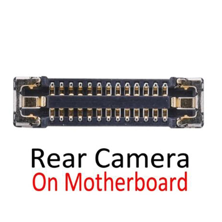 Rear Back Camera FPC Connector On Motherboard for iPhone X, For iPhone X - BSPART